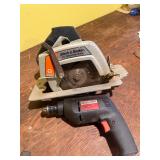 Black and Decker skill saw/drill