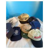 7 different hats including a NASCAR