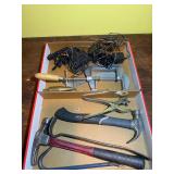 C clamps, hammers, tools,chargers