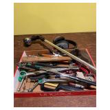 Sprinkler hose attachment, assorted tools