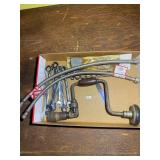 Wrenches, water line, hand drill