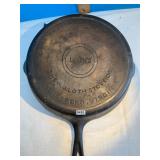 #10 W. S. Loth Stove Company skillet w/marked lid