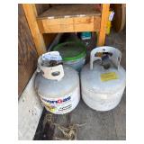 2 propane tanks