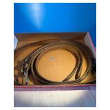 3 leather belts