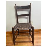 Split reed woven seat mule ear Chair