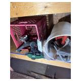 Sprinkler, meat hooks, misc stuff