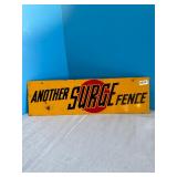 Surge electric fence sign