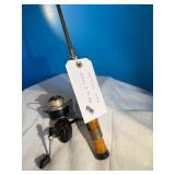 Mitchell 309A reel, vintage 2 piece rod