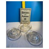 Glass Chicken watering trays