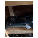 Gas two burner stove top