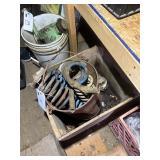 Apple crate of misc coil springs