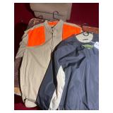 XL NE Outfitters shirt, wedge reversible jacket