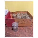 11 pint wire bail jars with lids