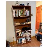 Book shelf and contents