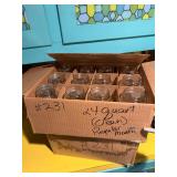 Regular mouth quart canning jars