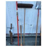 Broom, limb pruner, pick