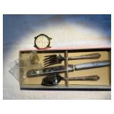 Childï¿½s silver plated table set