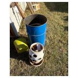 30 gallon drum/flower pot