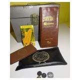 Bank memorabilia/tokens/file box