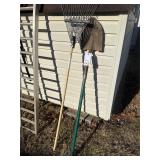 Shovel and rake