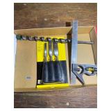 Stanley wood chisel/bit/square