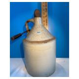 Corn whiskey jug with wooden stopper