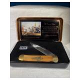 NRA knife displayed in original package
