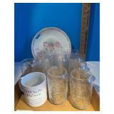 11 Coca Cola scripted drinking glasses