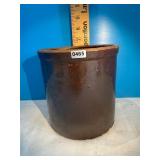 Small brown crock
