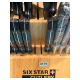 Kitchen block and knives