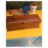 Wooden cellophane dispenser