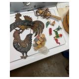 Chicken art, pixies, whip, block