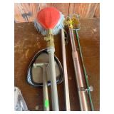 Antennae, flagpole, brushes