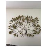 Tree-like Metal Wall Sculpture 39 x 26