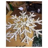 Snowflake & string light