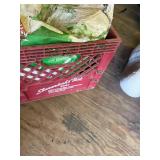 Shenandoah Pride crate, pail, swan planters