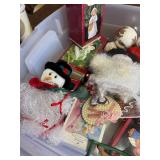 Tote with Christmas items