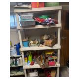 Shelf and Contents (has Foil Pans)