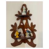 Corner shelf & wat nots 15"