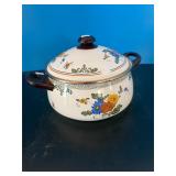 Floral Decorative Pot Approx 3 Qt