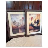 Framed Pictures of Roosters