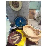 Collapsible Basket, Propane Cannister, misc