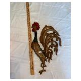 Metal Rooster Wall Hanging