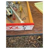 Screw drivers, torque bar, wrenches