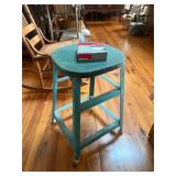 Green Metal Stool