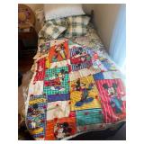 Disney knotted baby blanket