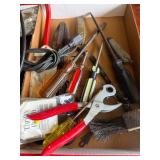 Trowels, clippers, screw drivers