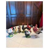 Rooster Lot - some ceramic