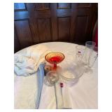 Michelob Glasses, Unused Bed pads, misc