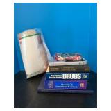 Books, orthopedic leg wraps